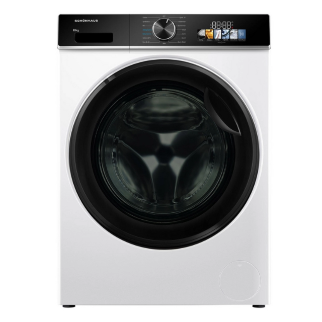 Schönhaus WMSF011014AW 10Kg 1400 Spin Washing Machine - A Energy Rated -H85 W59.5 D58.5 