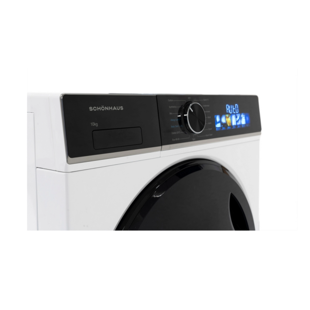 Schönhaus WMSF011014AW 10Kg 1400 Spin Washing Machine - A Energy Rated -H85 W59.5 D58.5 