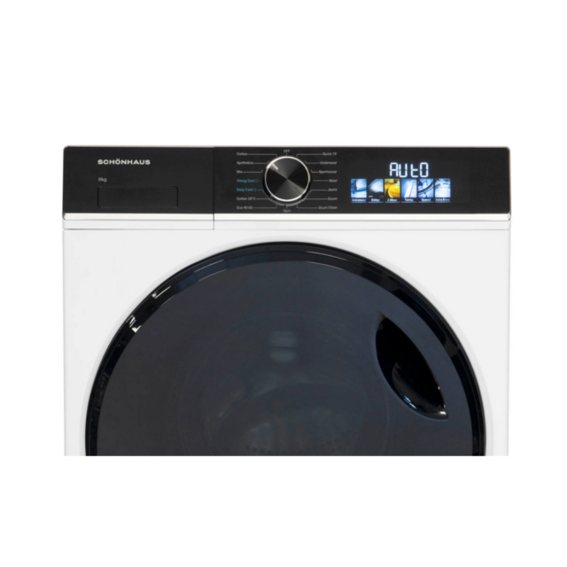 Schonhaus WMSF01814AW 8kg 1400 spin Freestanding Washing Machine
