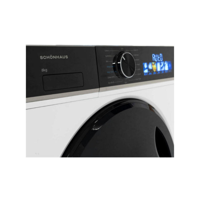 Schonhaus WMSF01814AW 8kg 1400 spin Freestanding Washing Machine