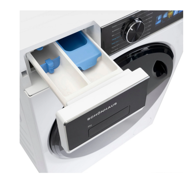 Schonhaus WMSF01814AW 8kg 1400 spin Freestanding Washing Machine