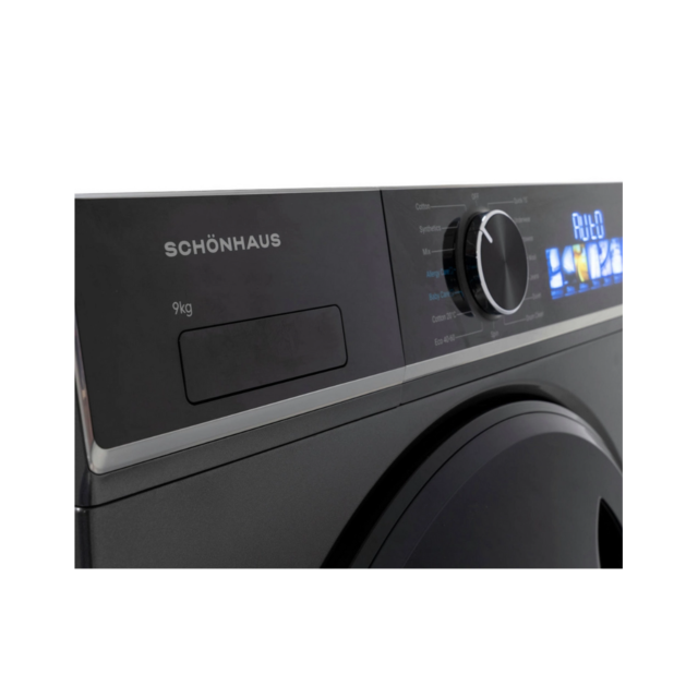 Schönhaus WMSF01914AG 9Kg 1400 Spin Washing Machine - A Energy Rated - H85 W59.5 D58.5
