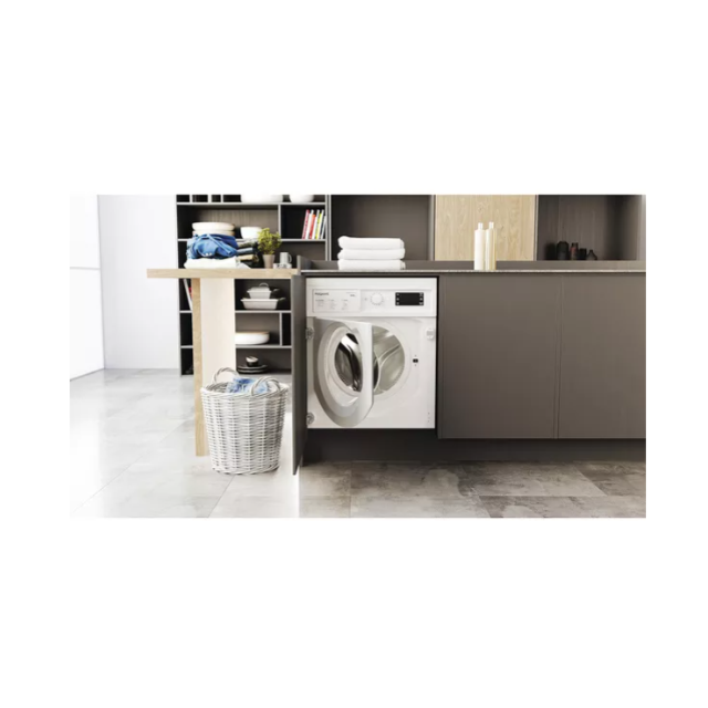 Hotpoint BIWDHG961485 Integrated Washer Dryer - 9Kg/6Kg - B/D Energy Rated - H81.5 W59.5 D54.5