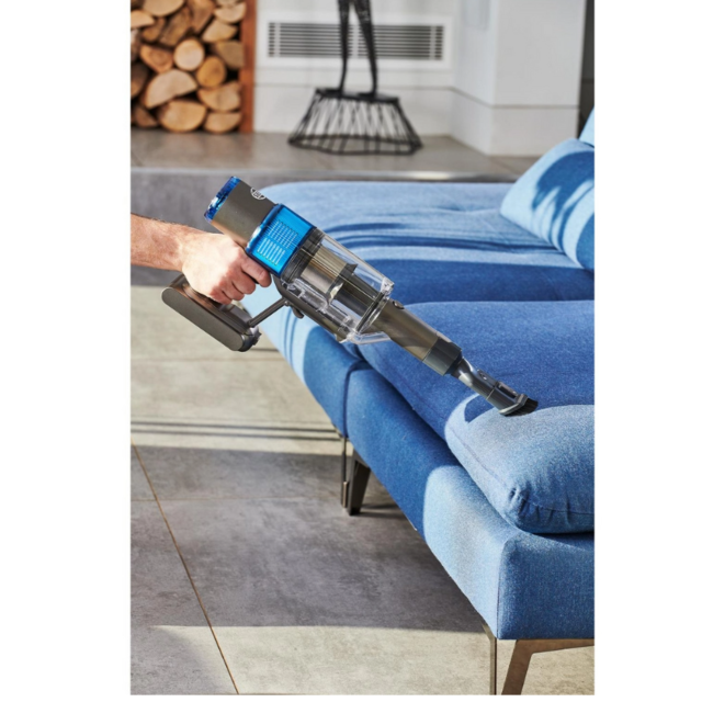 Sebo 95001GB Balance A1 Cordless Stick Vacuum - 48 Minutes Run Time - Basalt Grey/Blue