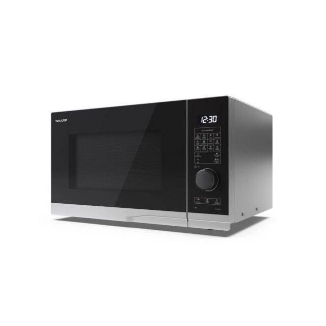Sharp YC-PG254AU-S 20 Litres Grill Microwave Oven - 900W - H28.1 W48.3 D40.3