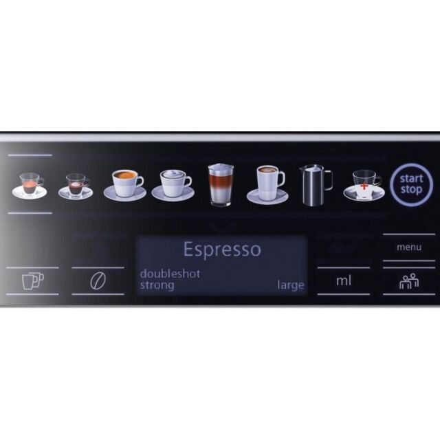 Siemens TE653311RW Fully Automatic Coffee Machine with iAroma System - Black/Silver