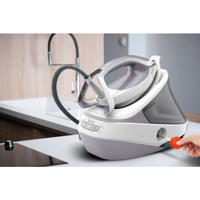 Tefal GV9713G0 High Pressure Steam Generator - Dove Grey & White