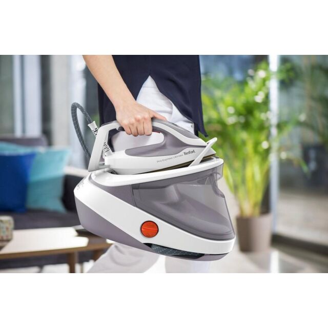 Tefal GV9713G0 High Pressure Steam Generator - Dove Grey & White