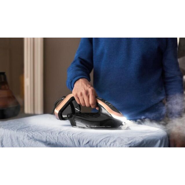 Tefal GV9820G0 Tefal Pro Express Vision Iron - Black & Gold