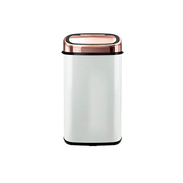 Tower T80904RW Sensor Bin - White&Rose Gold - 58L