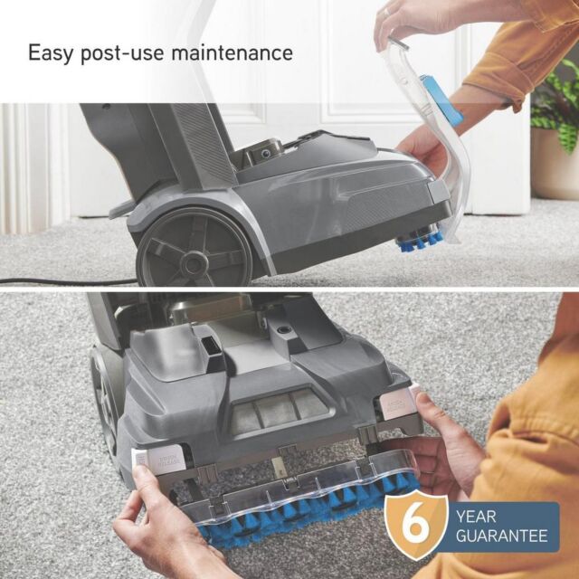 Vax CDCW-SSXS SpinScrub Power Carpet Washer - Grey + Tiger Blue
