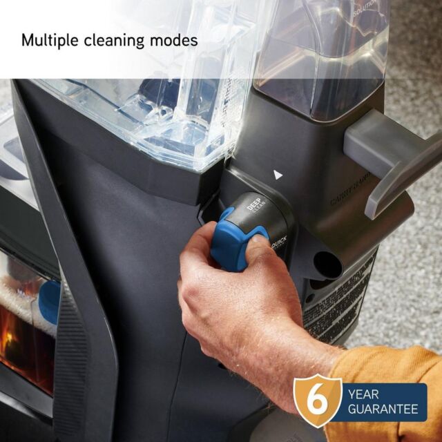 Vax CDCW-SSXS SpinScrub Power Carpet Washer - Grey + Tiger Blue