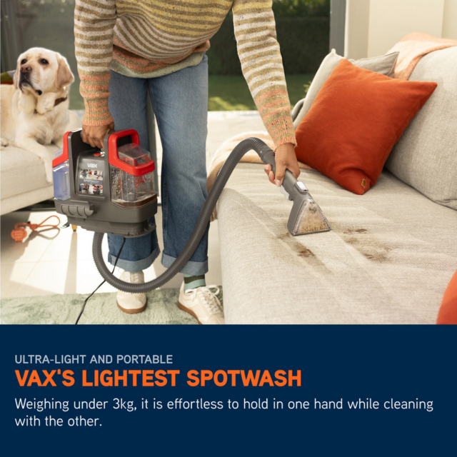 Vax CDSW-MCXS SpotWash Mini - Grey & Red