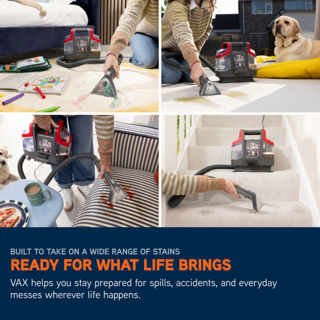 Vax CDSW-MCXS SpotWash Mini - Grey & Red