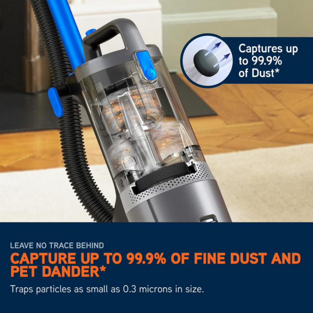 Vax CDUP-LOXR LiftOut Reach Pet Upright Vacuum - Graphite / Blue