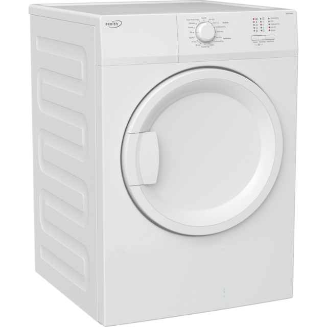 Zenith ZDVS700W 7Kg Vented Tumble Dryer - C Energy Rated - H84.6 W59.7 D58.4