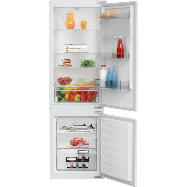 Zenith ZICSD473 Built In 70/30 Static Fridge Freezer - Sliding Hinge - E Energy Rated 