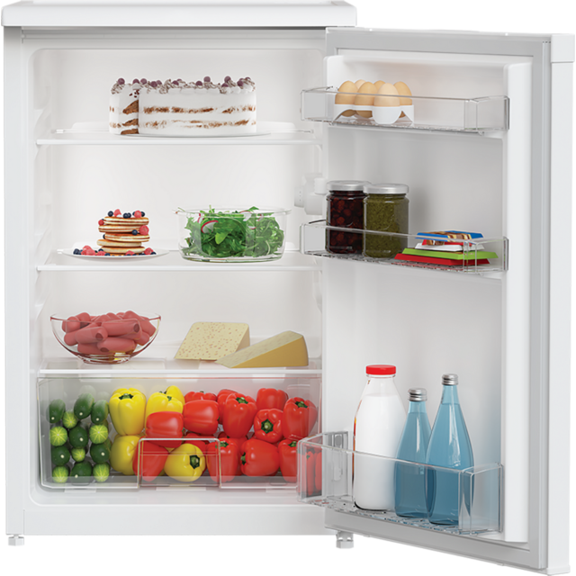 Zenith ZLS4584W Undercounter Larder Fridge - E Energy Rated - H84 W54 D59