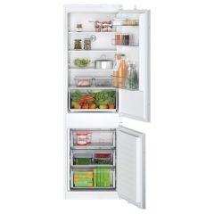 Bosch KIN86NSF0G Serie 2 Built In 60/40 Frost Free Fridge Freezer - Sliding Hinge - F Energy Rated 