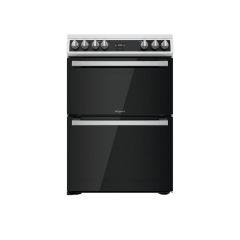 Hotpoint HDT67V9H2CW_UK 60Cm Double Oven Electric Cooker - Ceramic - Catalytic
