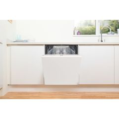 Indesit D2ihl326uk Integrated Full Size Dishwasher - 14 Place Settings - E Energy Rated
