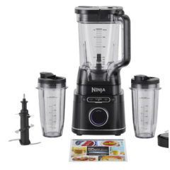 Ninja TB301UK Detect Duo Power Blender Pro + Single Serve - Black