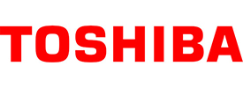 Toshiba logo.